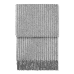 Image showing the Stripes Throw, 200 x 130 cm, Grey product.