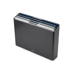 Image showing the 4 Piece Folio Large Chopping Board Set, H24 x W34cm, Sky Blue product.