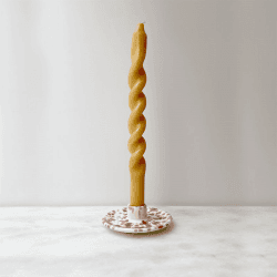 Image showing the Splatter Candle Holder, Cranberry product.