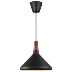 Image showing the Nori Pendant, H24.5cm, Black product.