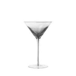 Image showing the Mouth Blown Martini Glass, H19cm, Smoke product.