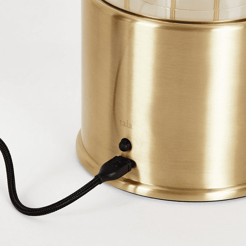 The Muse Portable Lamp, Solid Brass