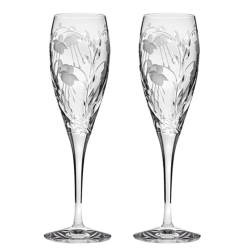 Image showing the Catherine Set of 2 Champagne Flutes, 170ml, Clear product.