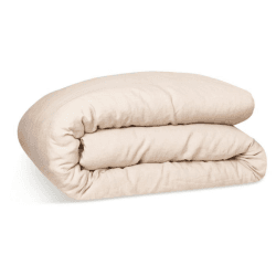 Image showing the Linen King Size Duvet Cover, Almond product.