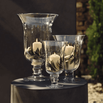 Image showing the Hurricane lamp, H30 x D20cm, Glass product.