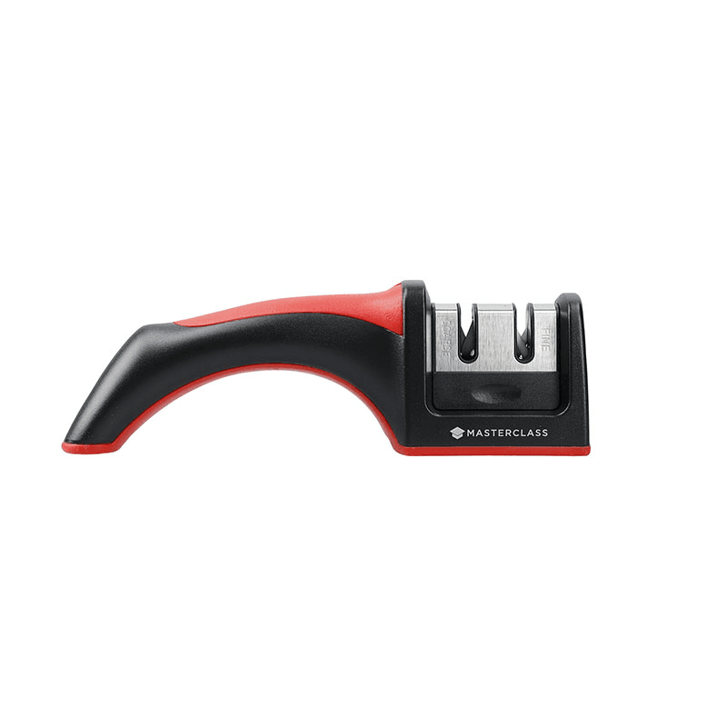 Kitchen knife sharpener with honer