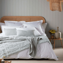 Image showing the Petworth Cotton Oxford Pillowcase, Standard, White product.