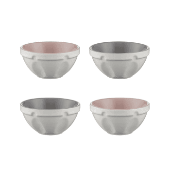 Image showing the Innovative Kitchen Set of 4 mini food prep bowls, 20cm, Cream product.