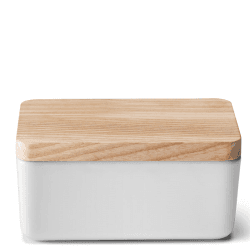 Image showing the Collective Butter Dish, White product.