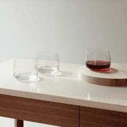 Image showing the Metropolitan Set of 4 Stemless Glass, 360ml, Clear product.