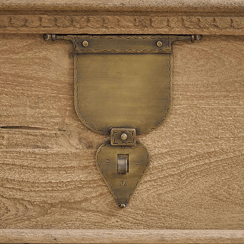 Vidur Mango Wood Chest, Natural