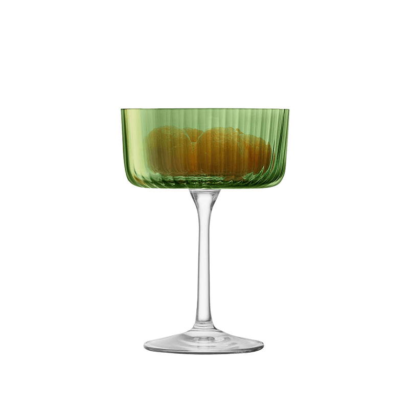 Gems Set of 4 Champagne/Cocktail Glasses, 230ml, Jade