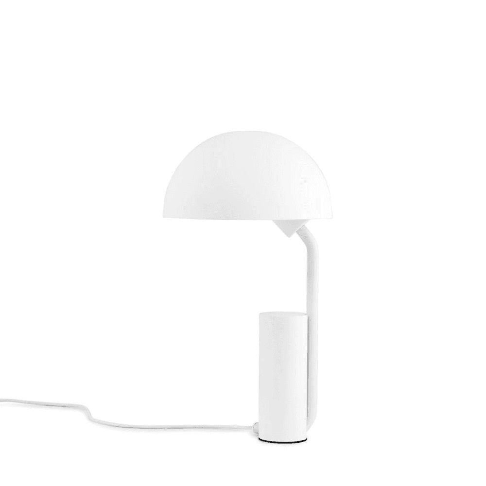 Cap Table Lamp D28 x H50cm White, White