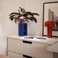 Image showing the Terrazza Planter, H22 x W19cm, Cobalt Blue product.