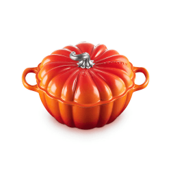 Image showing the Signature Cast Iron Pumpkin Casserole, 24cm, Volcanic product.