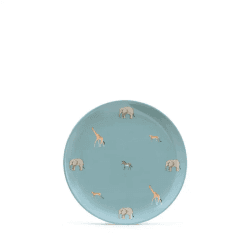 Image showing the Animals of the Savannah Side Plate, D20cm, Blue product.