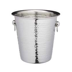 Image showing the Luxury Wine/Champagne Cooler Bucket, Hammered Metal product.