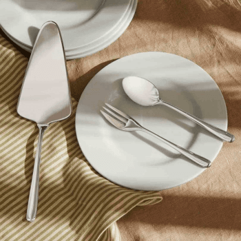 Image showing the Caccia Cake server, Stainless Steel product.