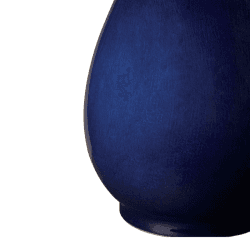 Image showing the Simi Vase, H44cm, Cobalt Blue product.