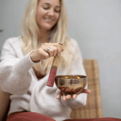 Image showing the Medium Singing Bowl, Gold product.