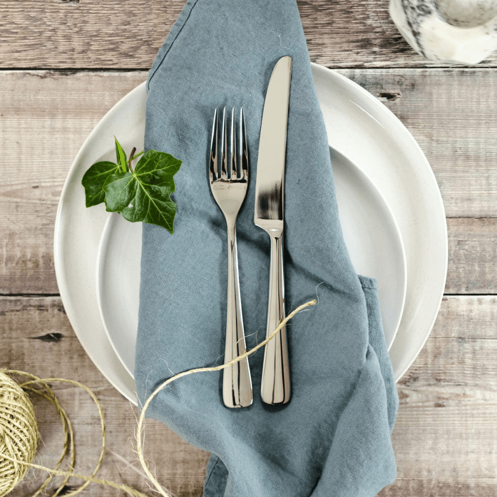 Malvern Bright 56 piece cutlery set, Stainless Steel