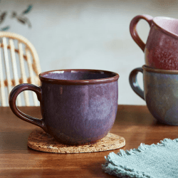 Image showing the Minerals Set of 4 Mugs, 300ml, Amethyst product.