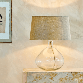 Image showing the Baba Glass Lamp, H42cm, Clear product.