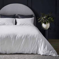 Image showing the Luxe Cotton Pair of Standard Pillowcases, Snow product.