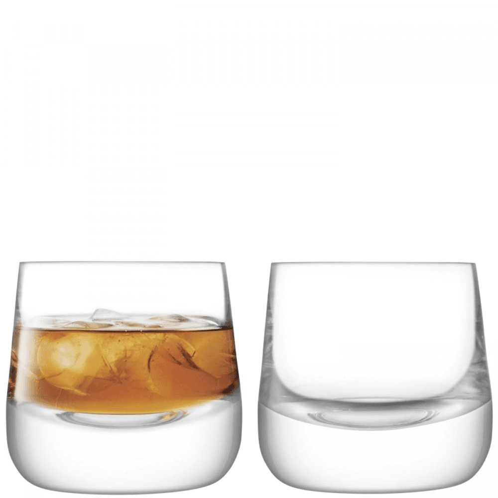 Bar Culture Pair of whisky glasses, 220ml, clear