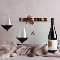 Image showing the The Red Wine & Chocolate Hamper product.
