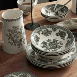 Image showing the Asiatic Pheasants Cereal Bowl, D16cm, Green product.