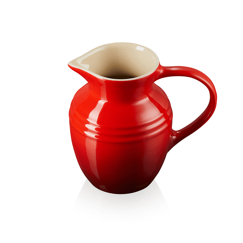 Stoneware Jug, 600ml, Cerise