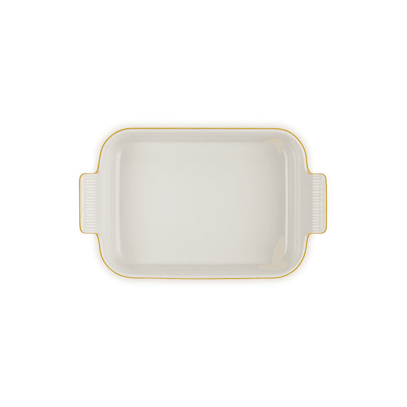 Stoneware Heritage Rectangular Dish, 26cm, Nectar
