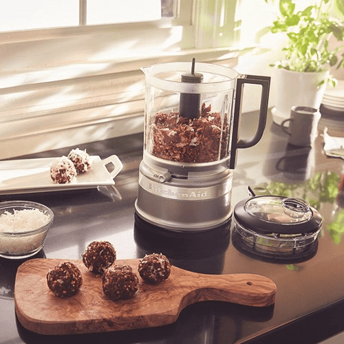 Mini Food processor, 830ml, Contour Silver