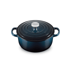 Image showing the Signature Cast Iron Round Casserole, 20cm, Nuit product.