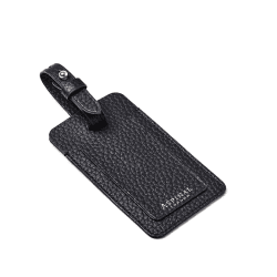 Image showing the Luggage Tag, H11.5 x W6.5cm, Black Pebble product.