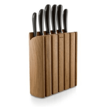 Image showing the Knife Block Set, Signature Book, Oak, Six Knives product.