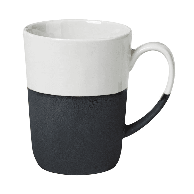 Esrum Mug, H11cm, Ivory/Grey
