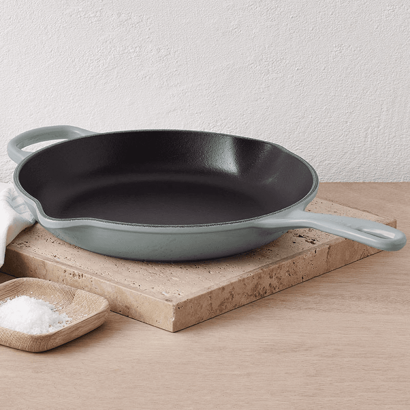 Cast Iron Round Skillet, 23cm, Sea Salt