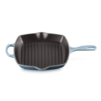 Image showing the Signature Cast Iron Square Grillit, D26 cm, Chambray product.