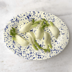 Image showing the Splatter Serving Platter, 44cm, Blueberry product.