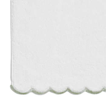 Image showing the Scallop Hand Towel, 50 x 100cm, Matcha product.