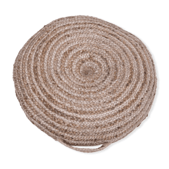 Image showing the Cerney Floor Cushion, D60cm, Natural product.