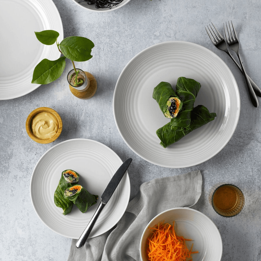 Gordon Ramsay - Maze 12 piece dinner set, Light Grey
