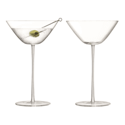 Image showing the Bar Culture Pair of cocktail glasses, 280ml, clear product.
