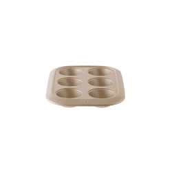 Image showing the Leo Balance 6 Cup Cupcake Pan, Carbon Steel product.