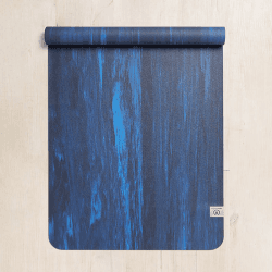 Image showing the Eco Travel Yoga Mat, 183 x 61cm, Dark Navy product.