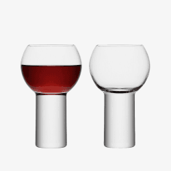 Image showing the Boris Set of 2 WIne Goblets, 360ml, Clear product.