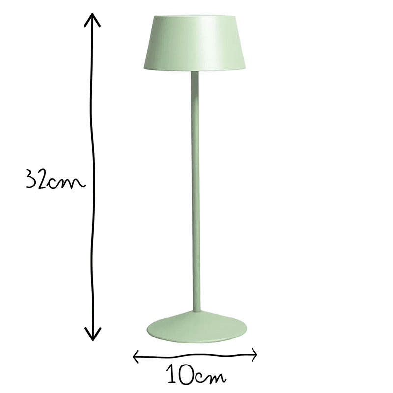 Scoon Rechargable Lamp, H32cm, Watercress