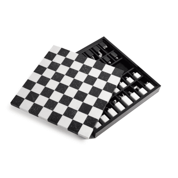 Image showing the Games Chess set, 41 x 41 x 6cm, Black & White product.